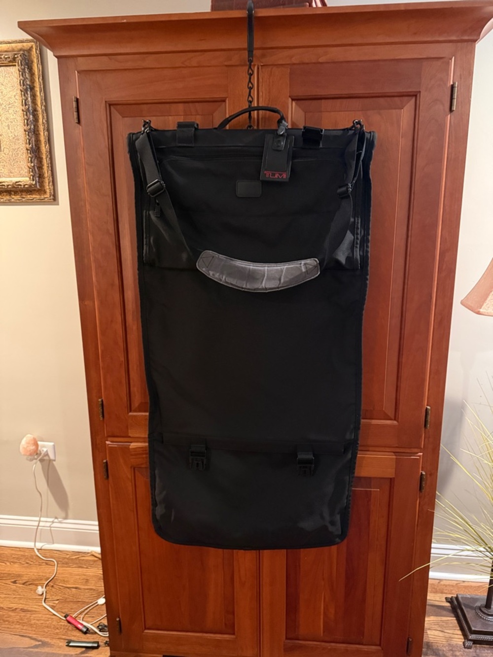 Tumi Black Men's Garment Bag with Shoulder Strap